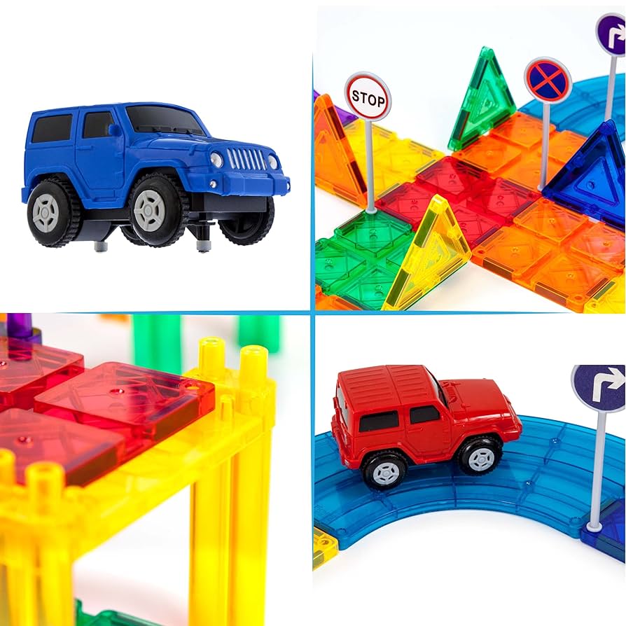 Amazon.com: PicassoTiles 108PC Marble Run + 30PC Magnetic